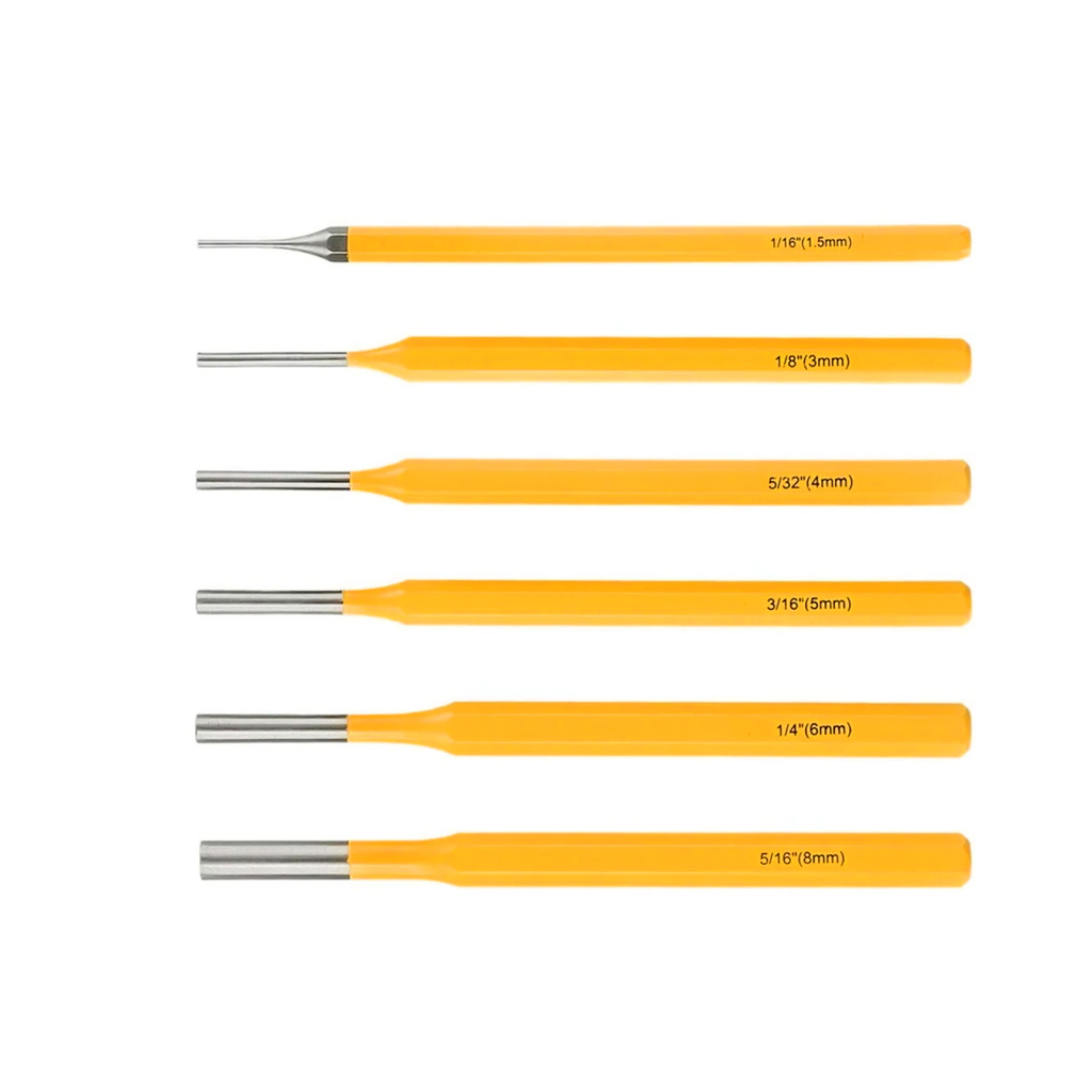 Pin Punch Set, 6 Piece