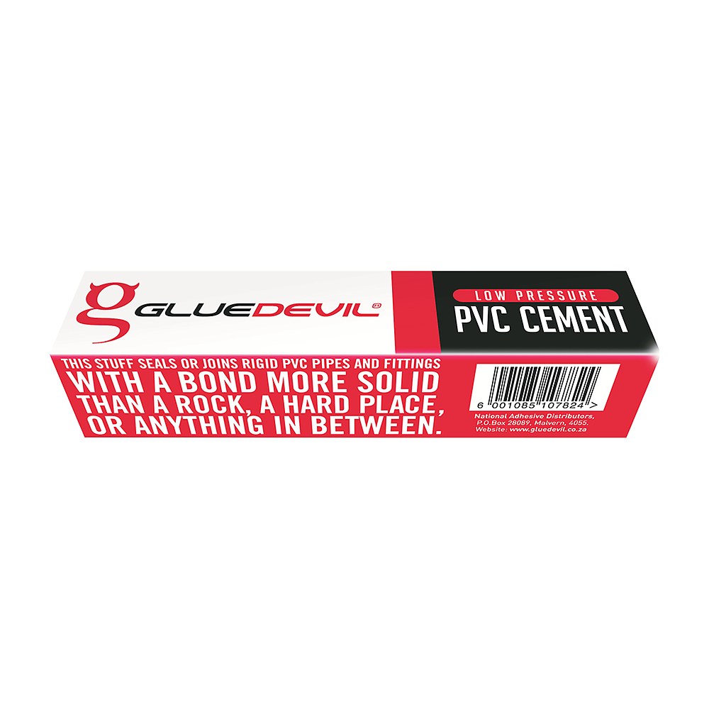 Glue Devil PVC Cement, Low Pressure – 50ml