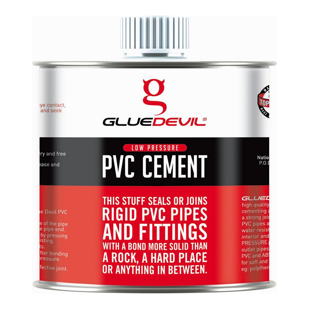 Glue Devil PVC Cement, Low Pressure – 500ml