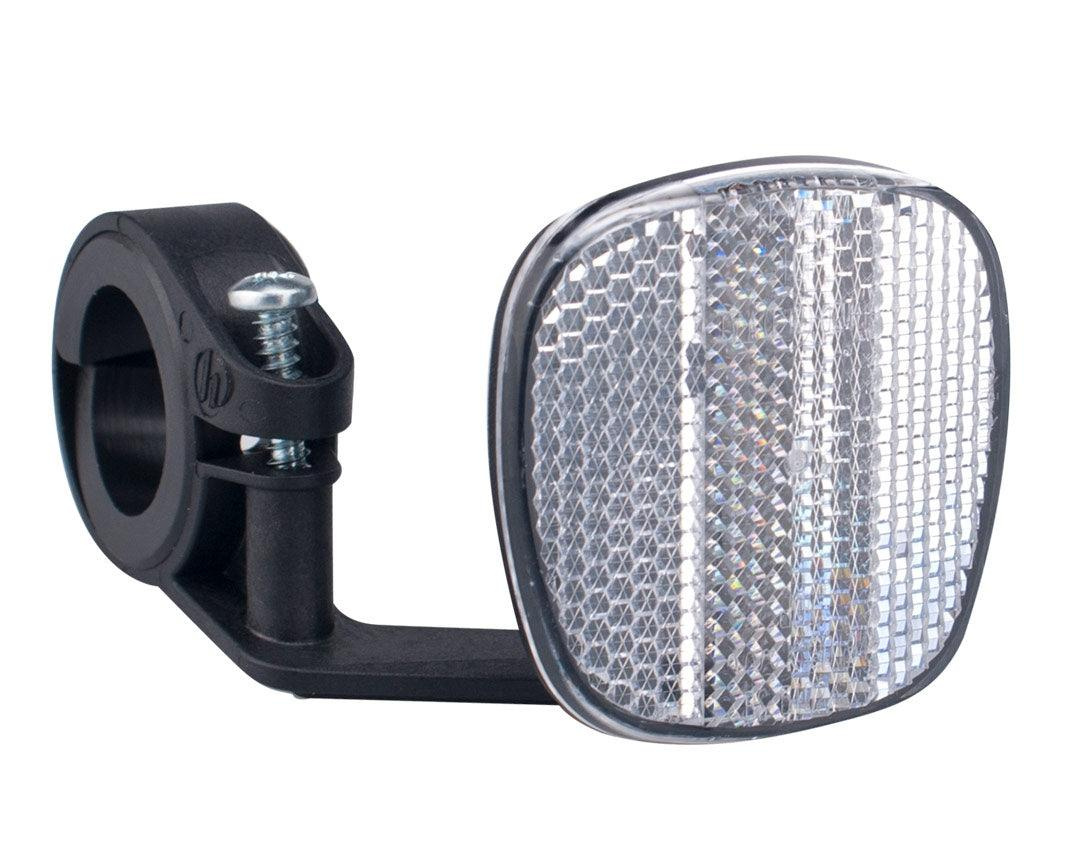 KonstruktIt BMX Reflector with Bracket, White
