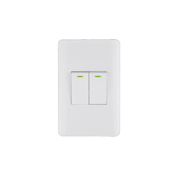 Ausma 2-Lever Switch 4x2, Plastic