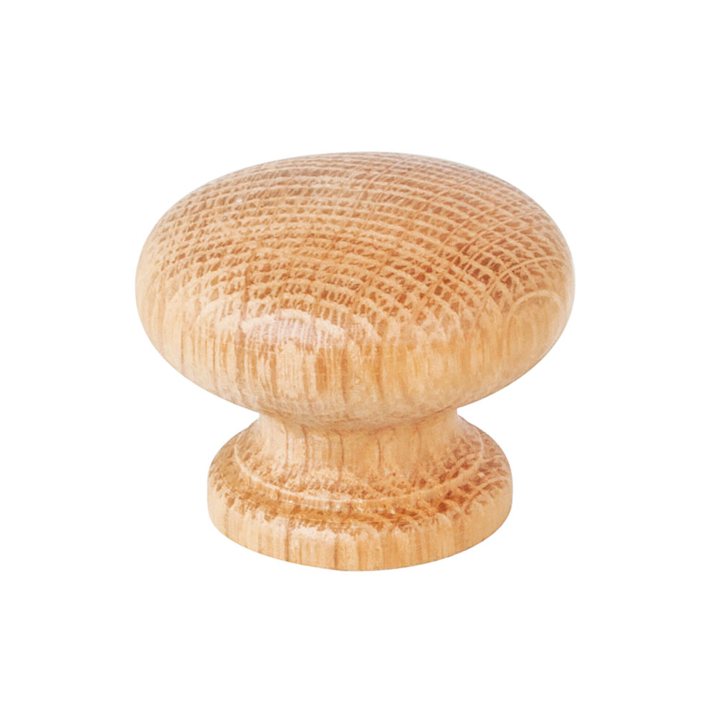 Knob Oak Lacquered 45mm