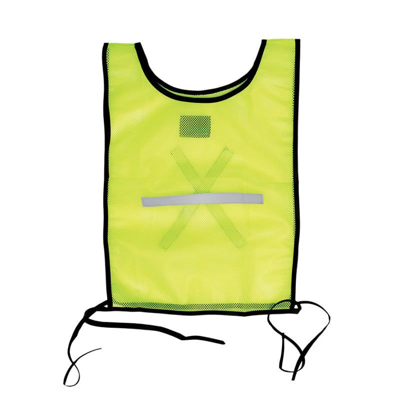 Reflective Bib, Fluorescent Lime