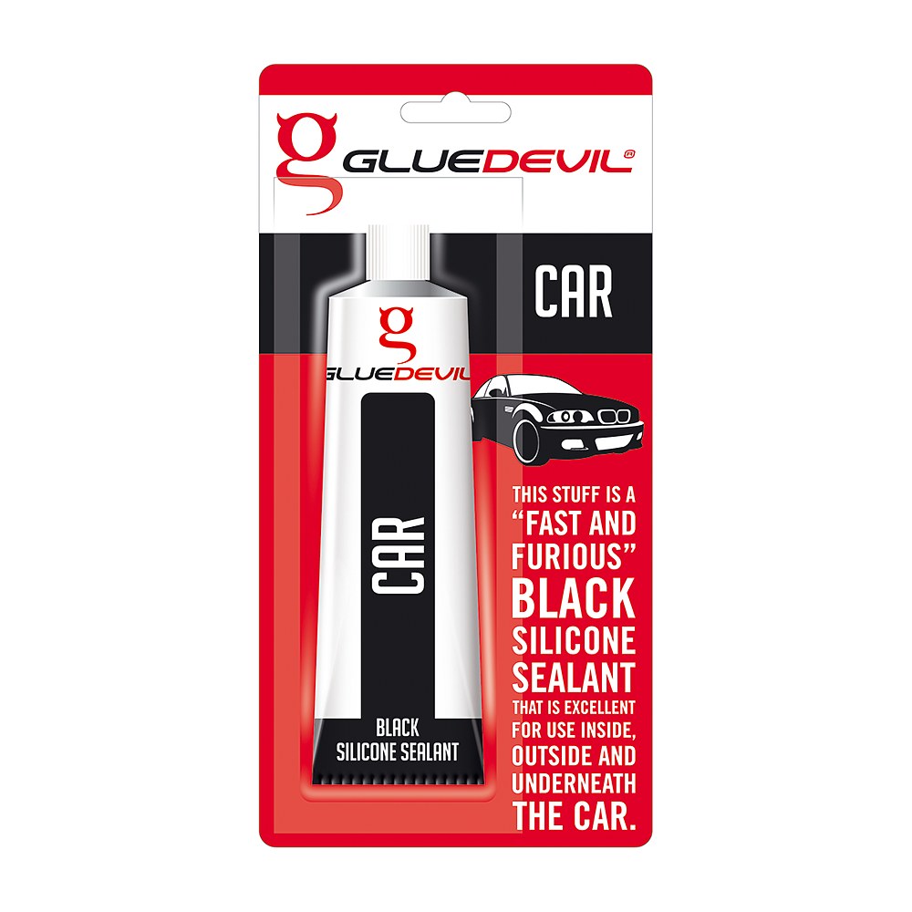 Glue Devil Car Silicone Sealant, Black – 90ml