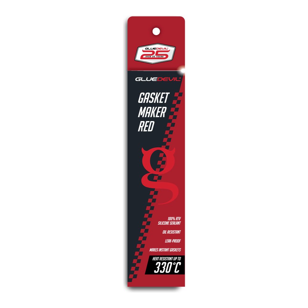 Glue Devil Red Gasket Maker – 70ml