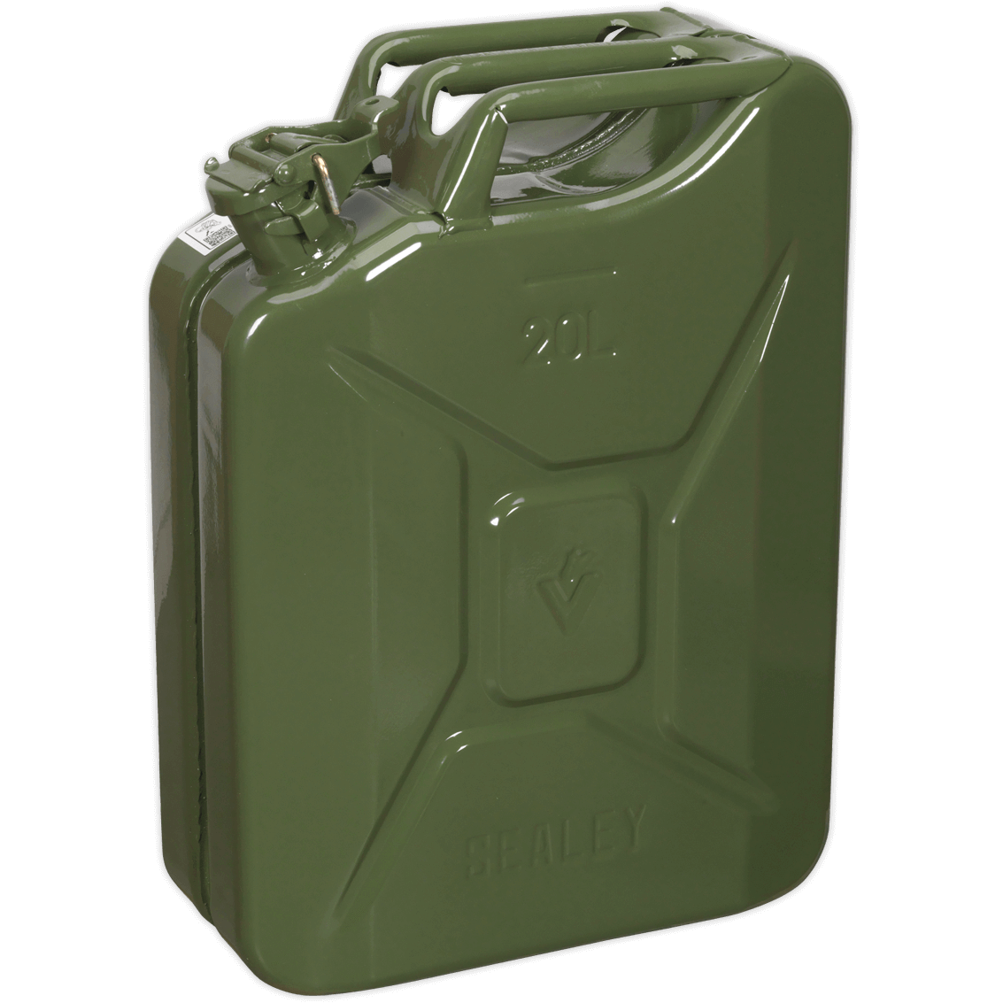 Metal Jerry Can 20L, Green