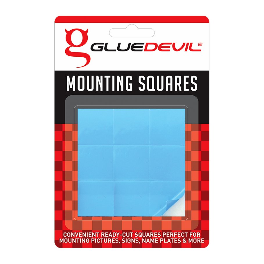 Glue Devil Double Sided Mounting Squares 24 x 24mm