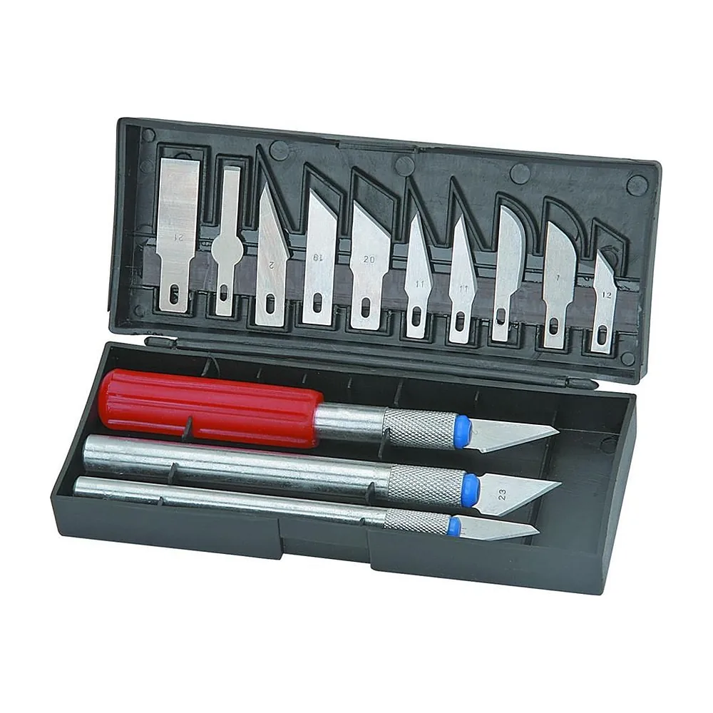 KonstruktIt Hobby Knife Set, 13 Piece
