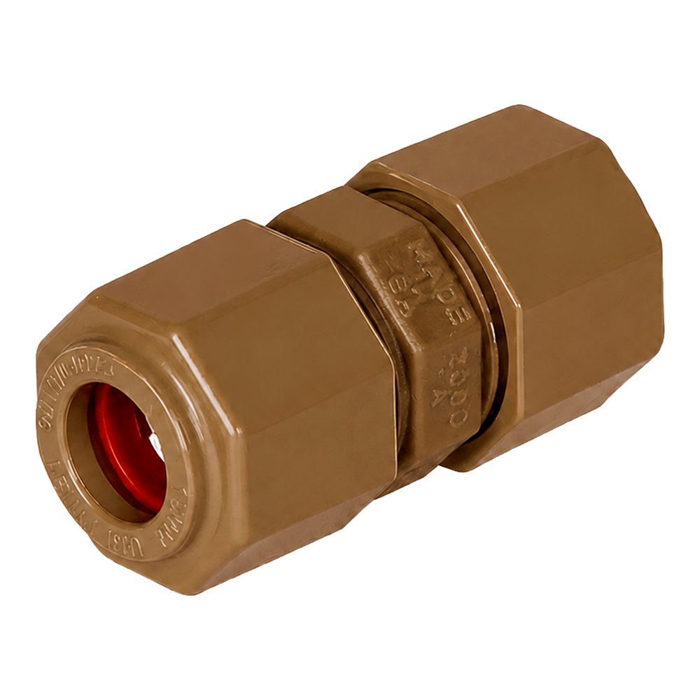 Unitwist Straight Coupler, Compression x Compression – 15mm