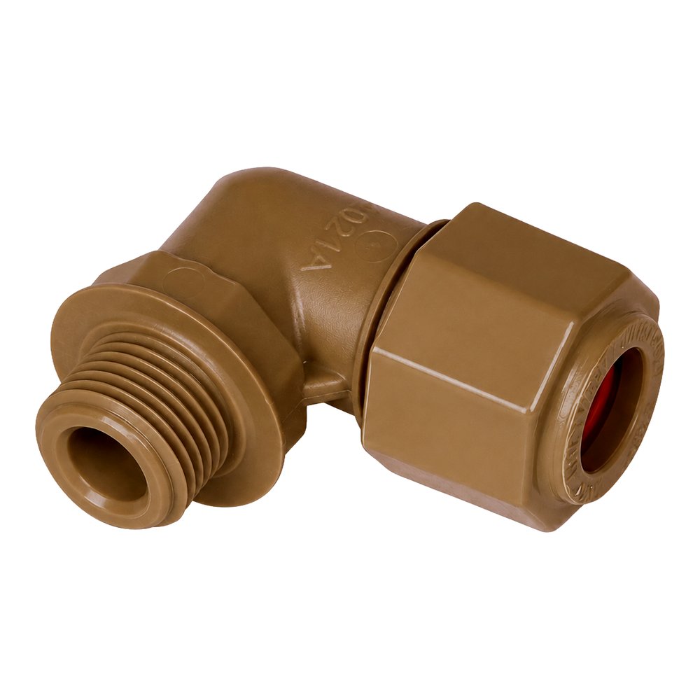 Unitwist Elbow, Male x Compression (MxC) – 1/2" x 15mm