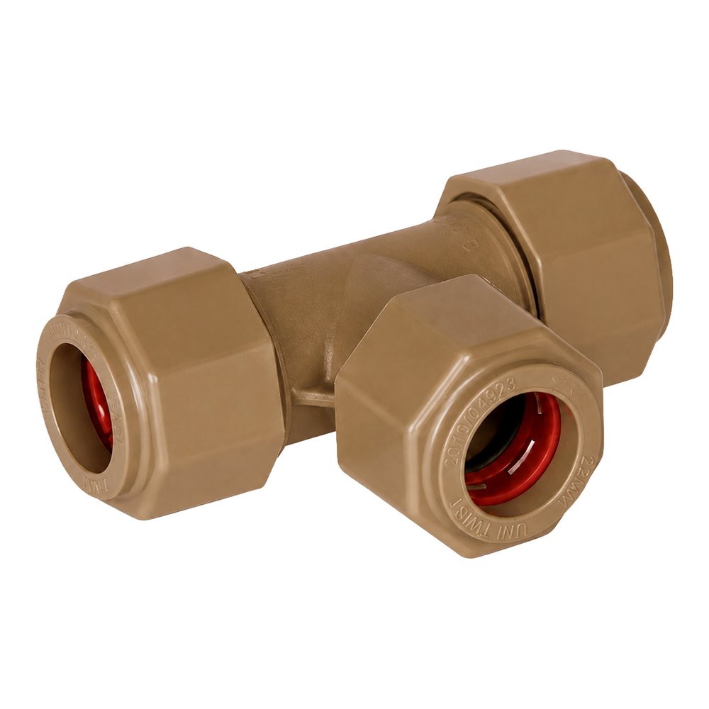 Unitwist Equal Tee 22mm – CxCxC