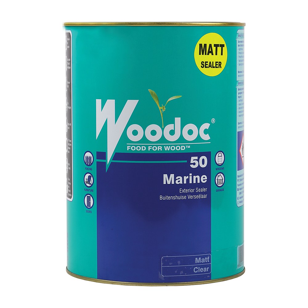 Woodoc 50 Marine Exterior Sealer, Matt – 5L