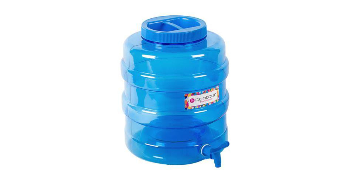 Water Canister 20L, Transparent Blue