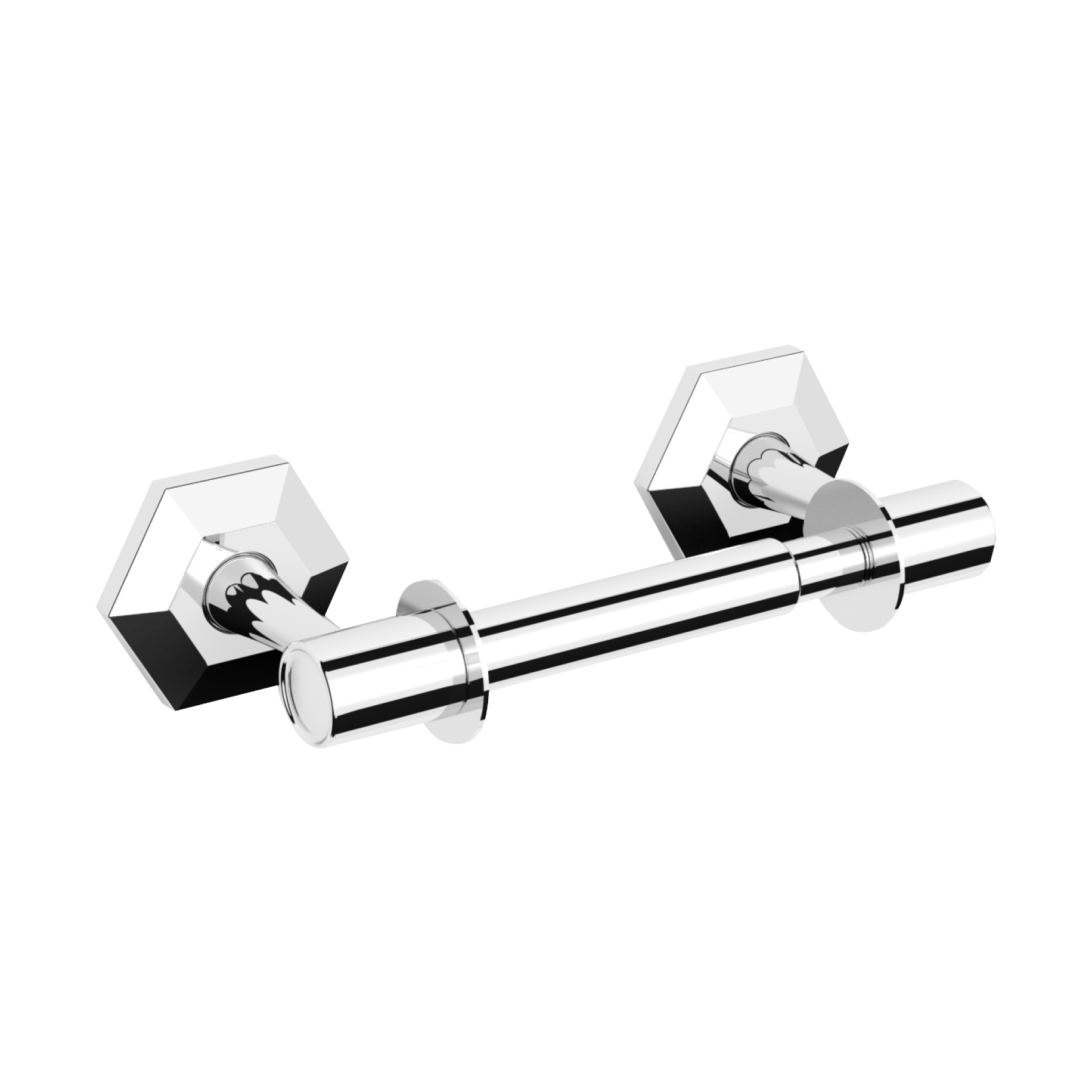Waldo Toilet Roll Holder, Nickel Plated