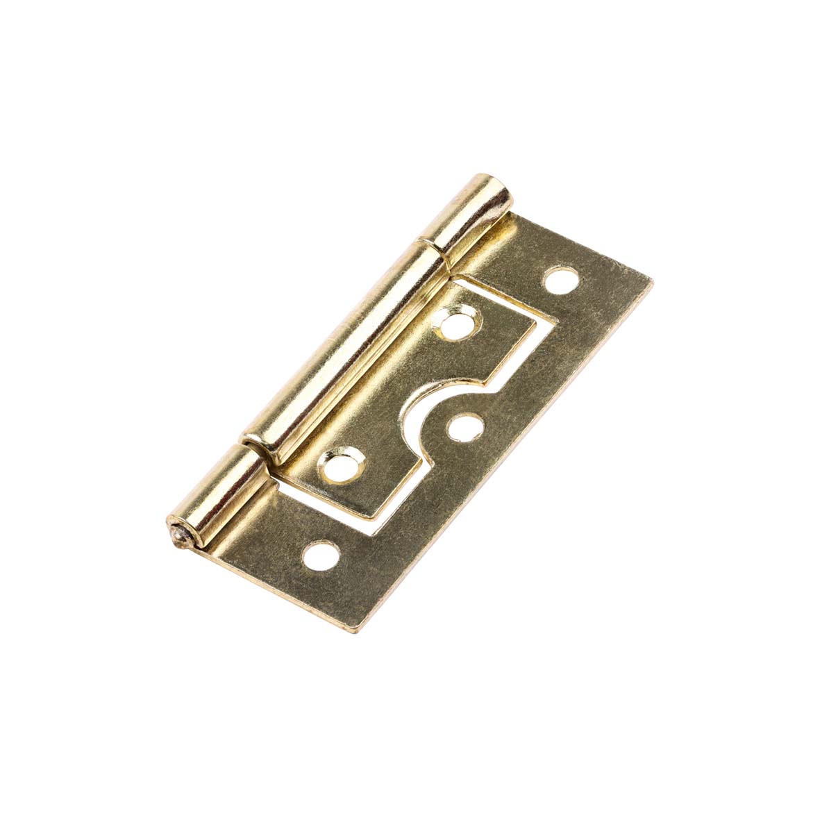 Flush Hinge 50mm, Electro Brass