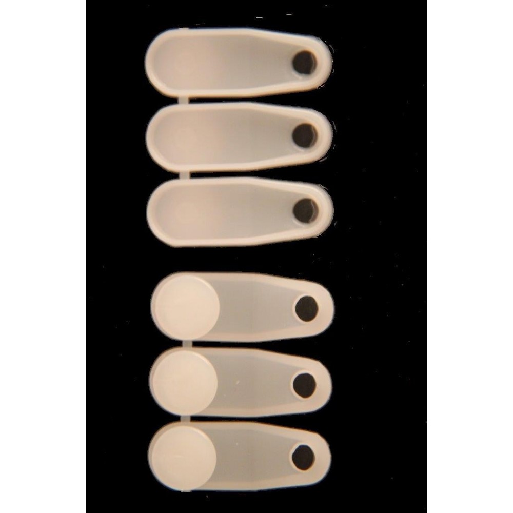 KonstruktIt C-Gliders for Curtain Track, Regular – 50 Pack
