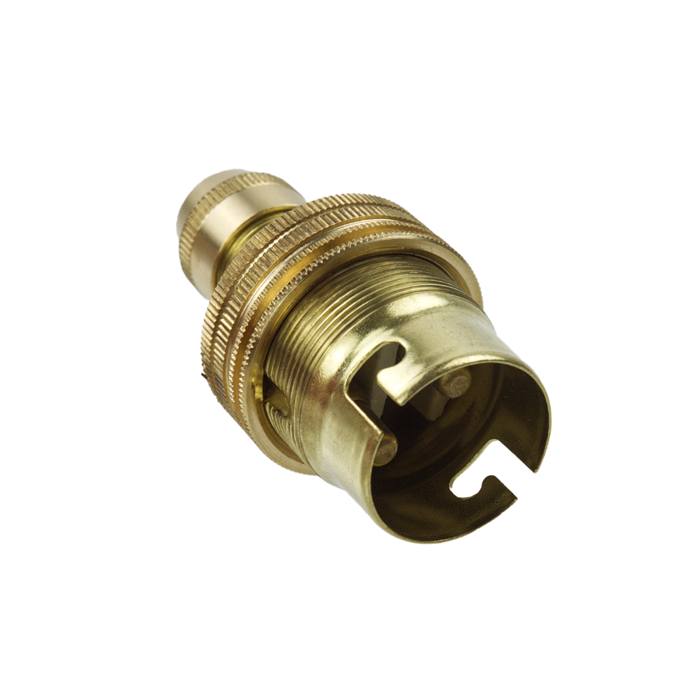 Brass BC Pendant Lampholder