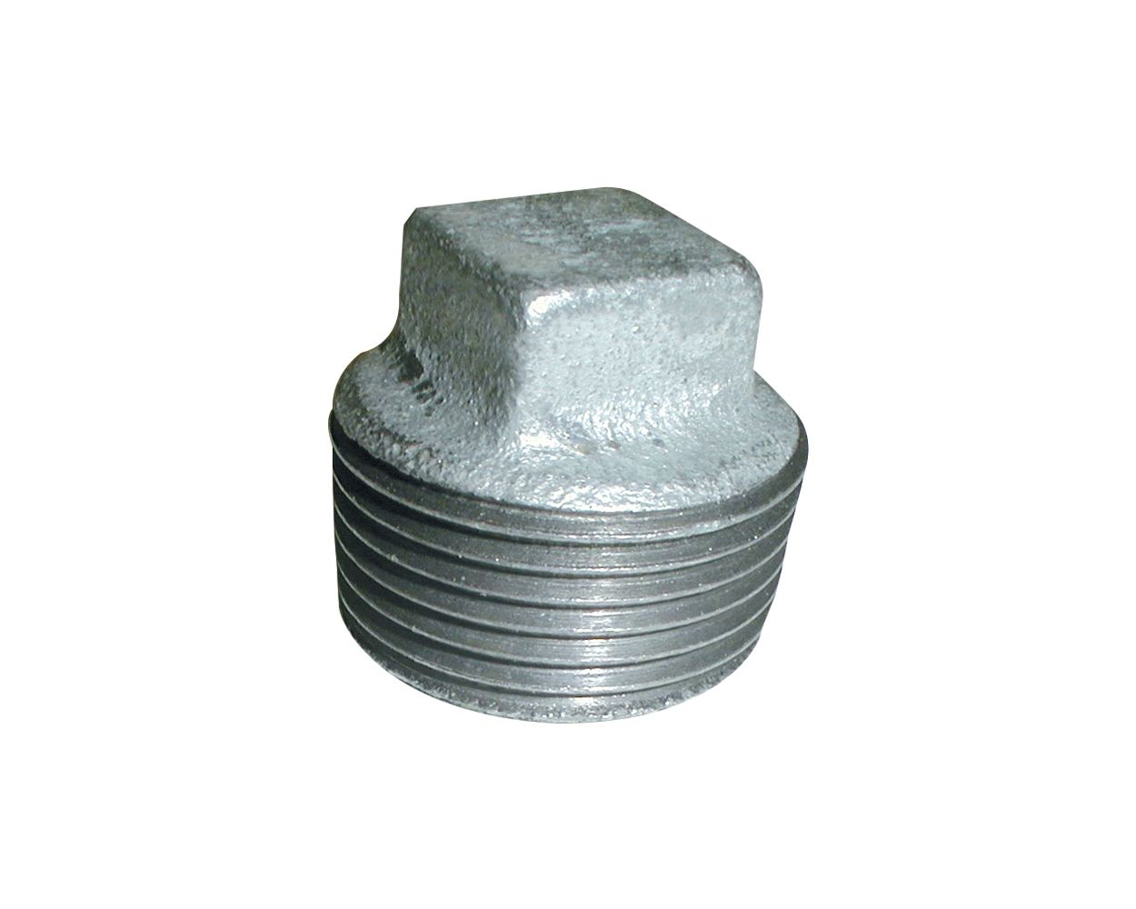KonstruktIt Galvanised Plug, Male Thread