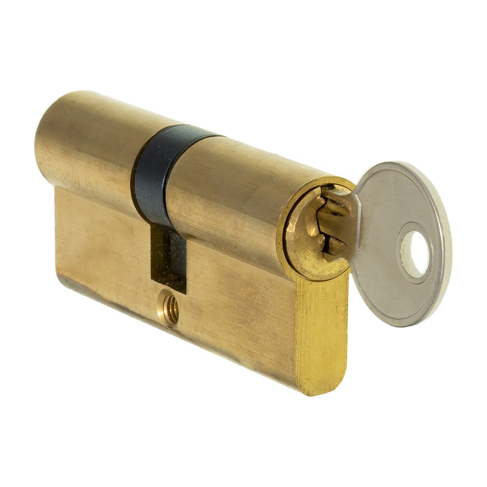 Euro Cylinder Solid Brass 70mm