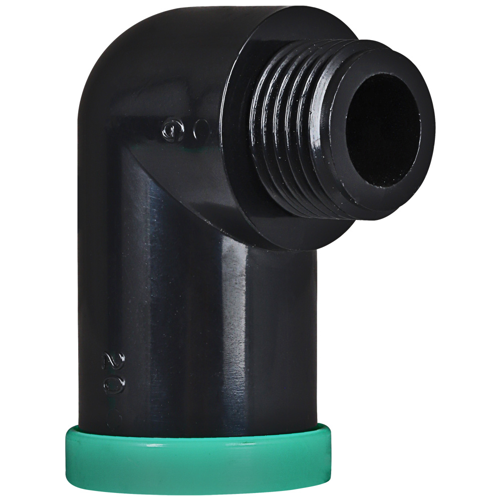 HDPE Male Elbow 20mm x 1/2"