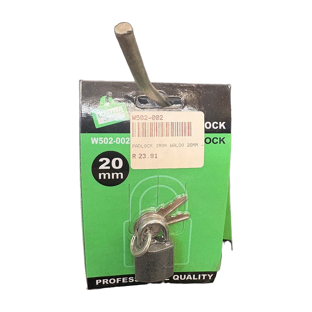 Waldo Iron Padlock 20mm