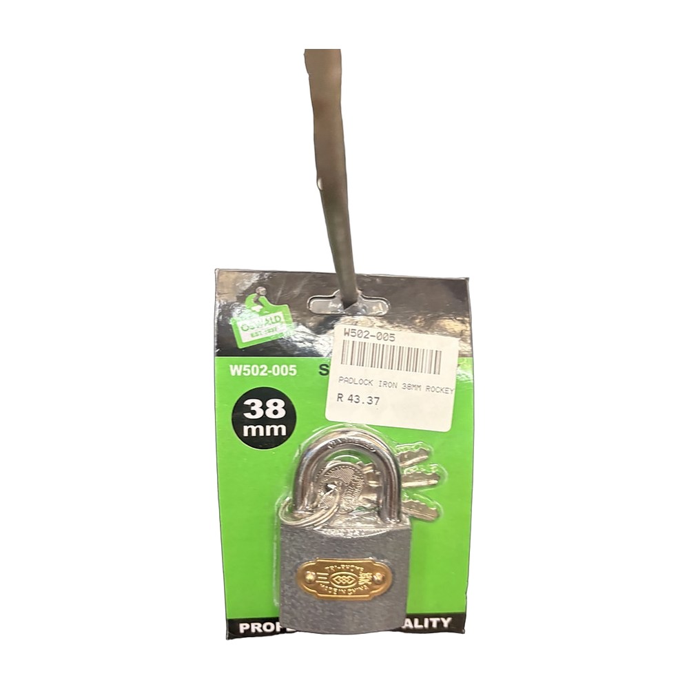 Waldo Iron Padlock 38mm