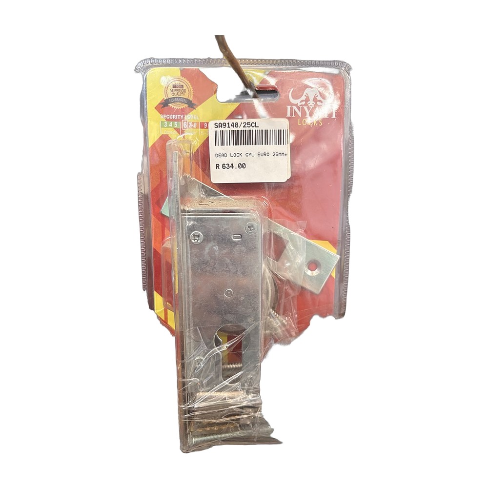 Inyati Euro Deadlock 25mm Backset with Cylinder
