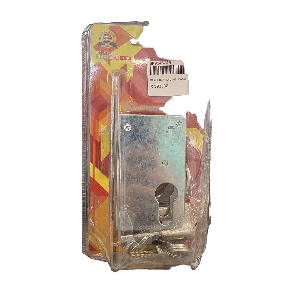 Inyati Euro Deadlock 40mm Backset with Cylinder