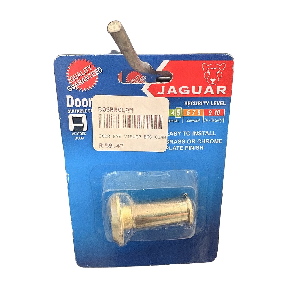 Jaguar Door Viewer, Brass