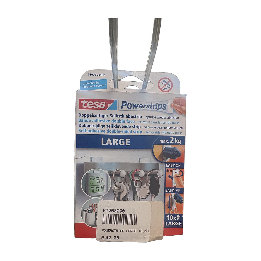 tesa Powerstrips Large (10 Pack)