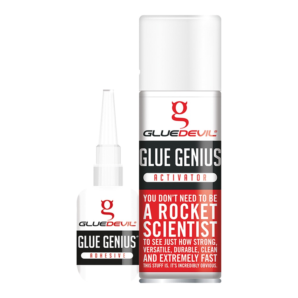 Super Glue Mitre Kit – 50g Glue + 200ml Activator