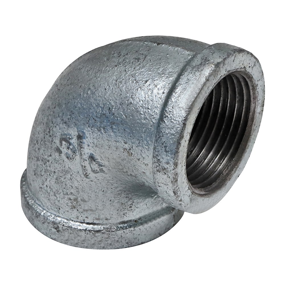 KonstruktIt Galvanised Bend 90°, Female x Female 3/4"