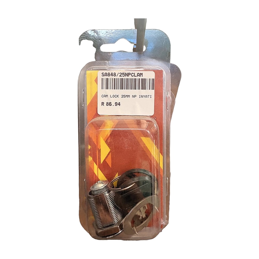 Inyati Cam Lock, Nickel Plated 25mm