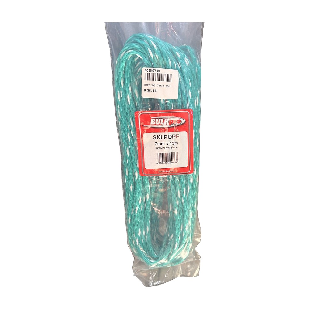 Bulkpro Ski Rope 7mm x 15m