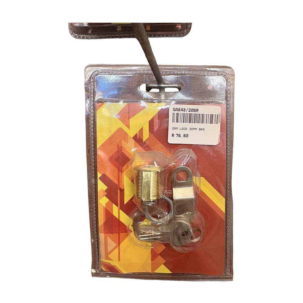 Cam Lock 20mm Brass
