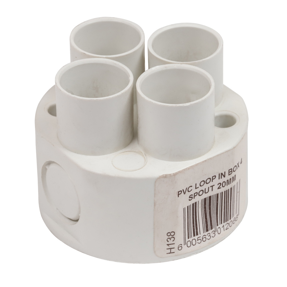 KonstruktIt PVC Conduit Loop-In Box 20mm