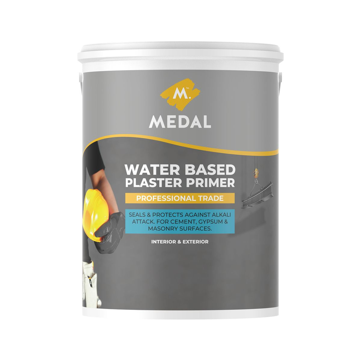 Medal Plaster Primer, White – 5L