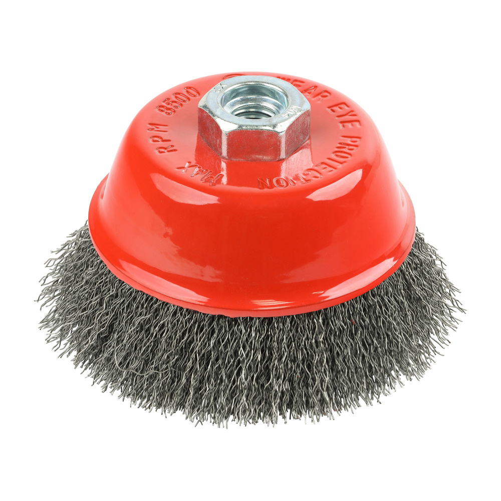 KonstruktIt Crimped Wire Cup Brush for Angle Grinders
