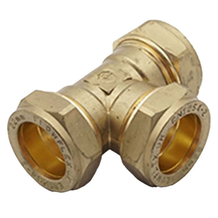 KonstruktIt Compression Equal Tee 22mm, CxCxC
