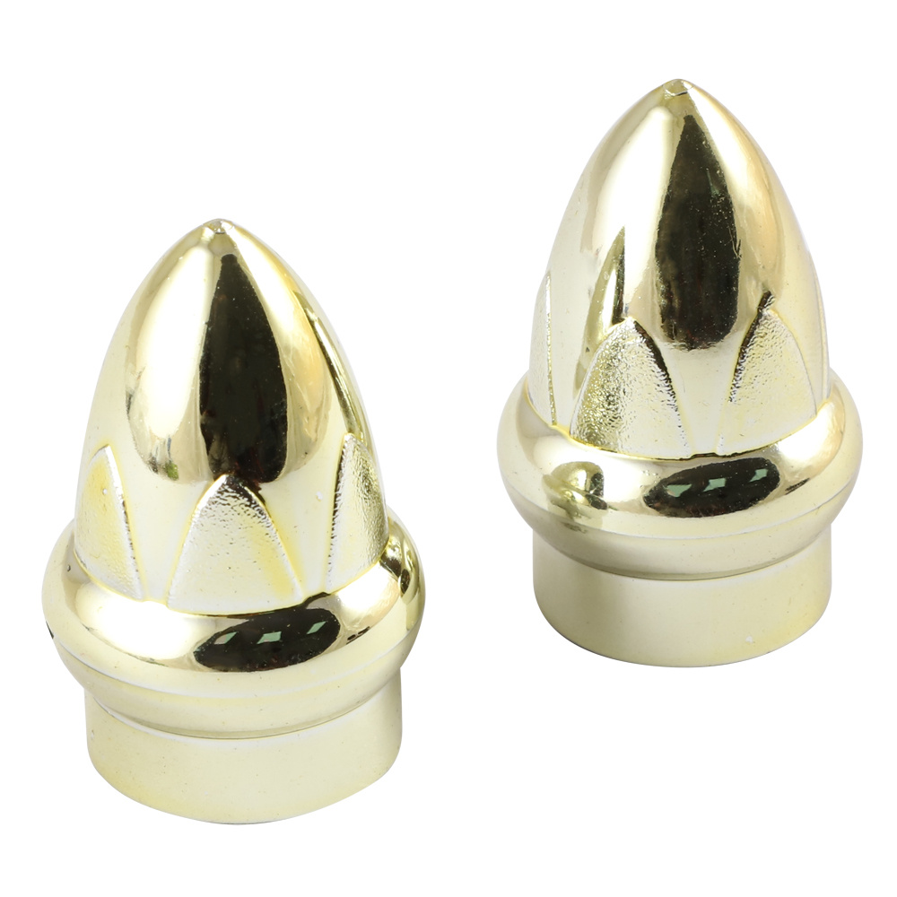 Kirtech Brass Cafe Acorn Finials – Pack of 2