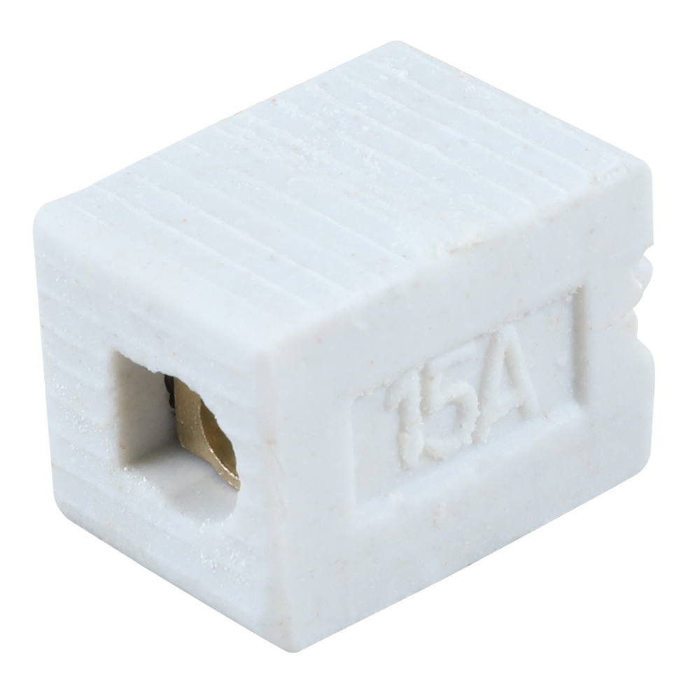 Waco Porcelain Connector 15A 2-Way