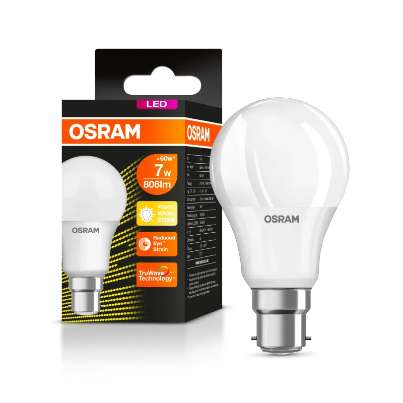 Osram LED A60 7W B22, Daylight