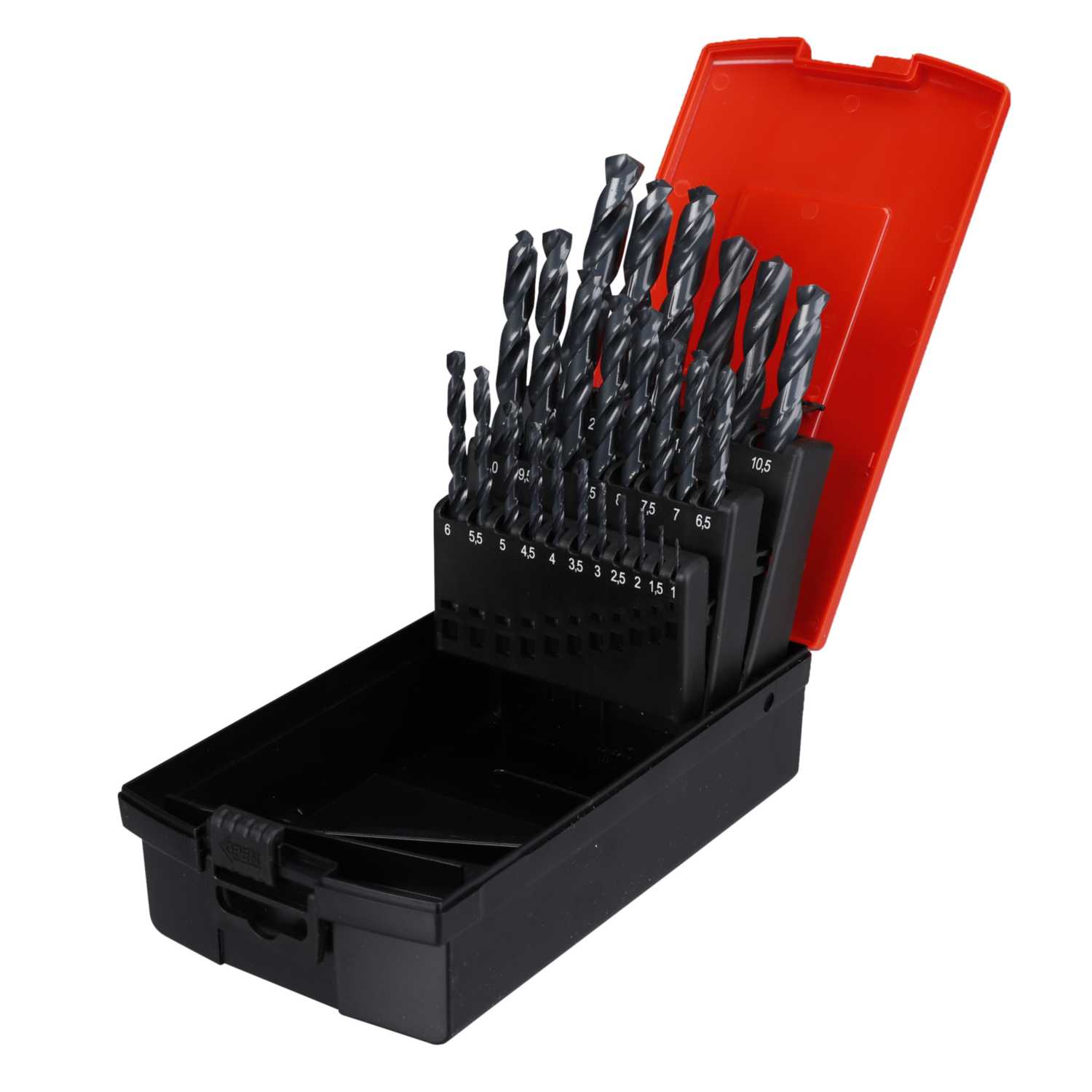 HSS Metal Drill Bit Set 19 Piece