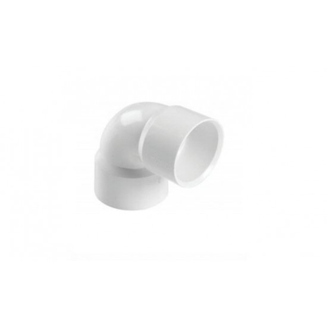 PVC S&V Bend 40mm x 90°, Plain