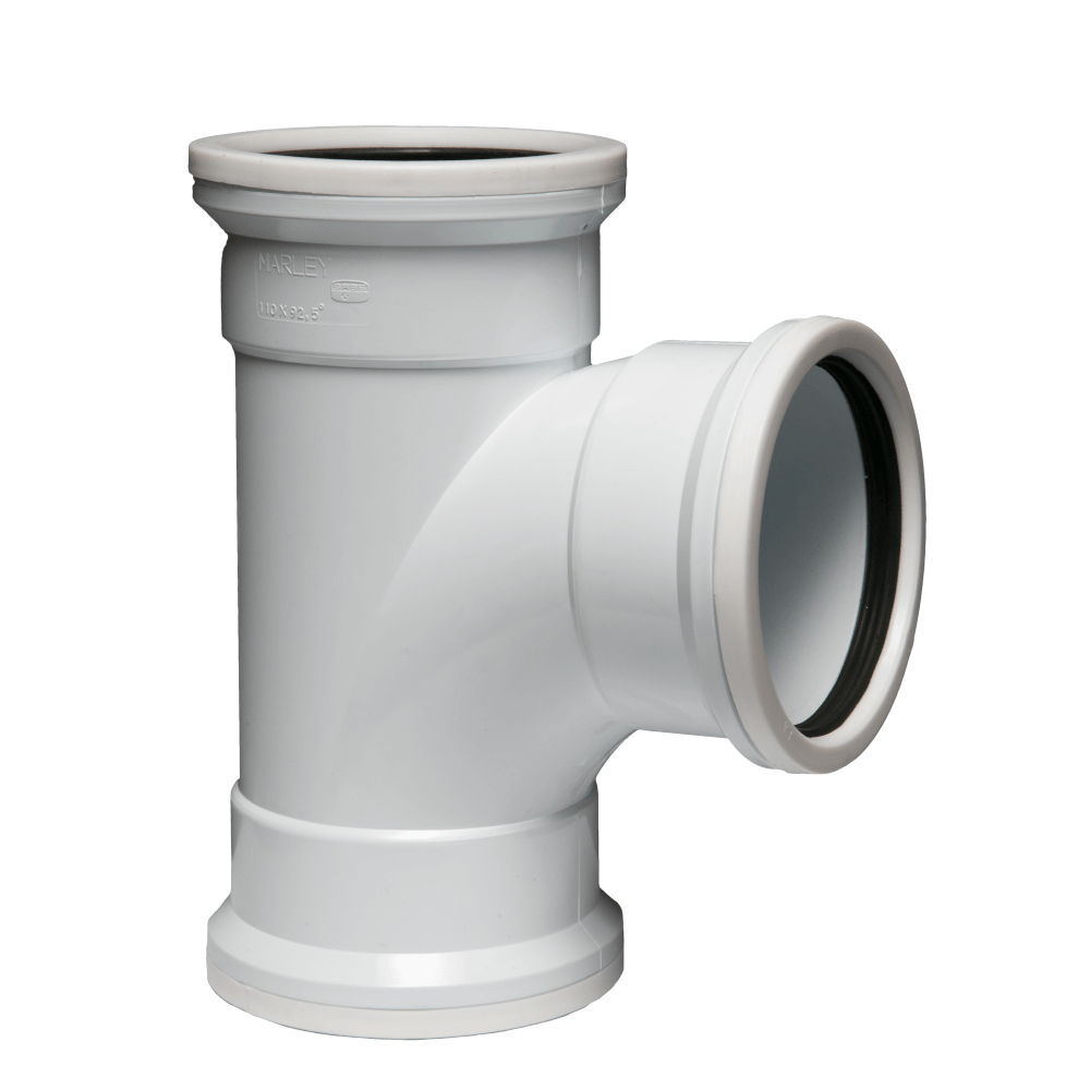 KonstruktIt PVC Soil & Vent Junction 110mm x 90°, Plain
