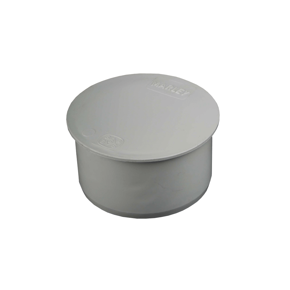 KonstruktIt PVC Soil & Vent Stop End 110mm, Male