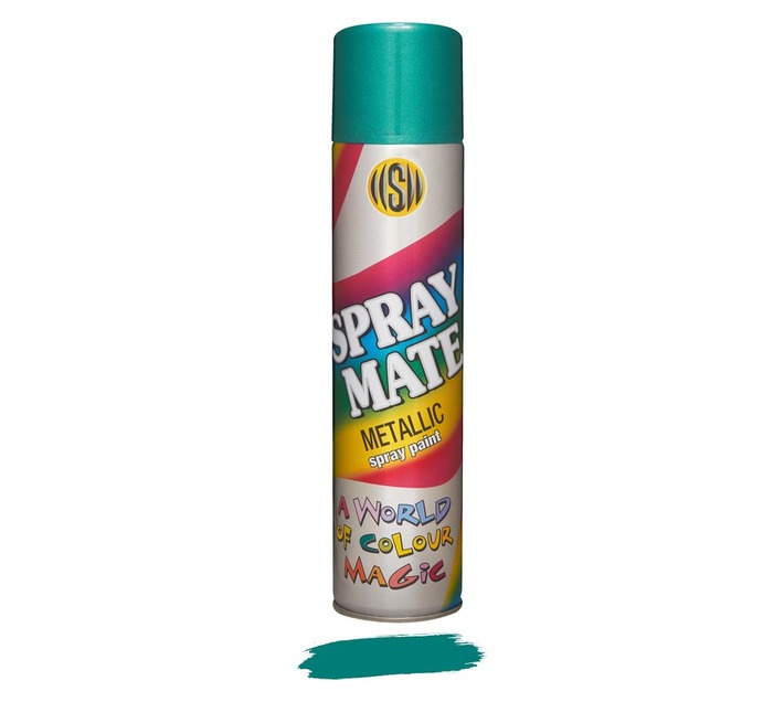 Spraymate Metallic Spray Paint, Metallic Green – 250ml